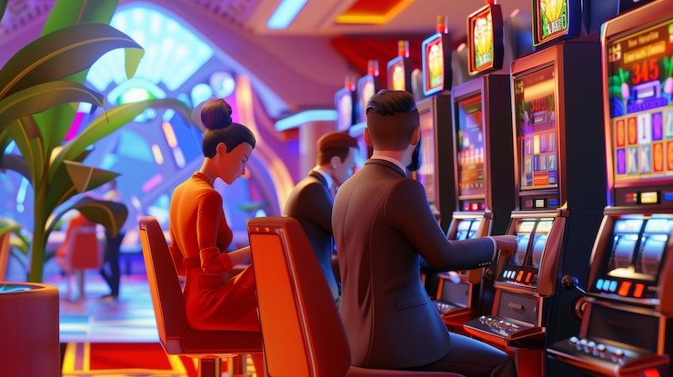 Bali Vacation slot interface showing tropical resort stages and bonus meter